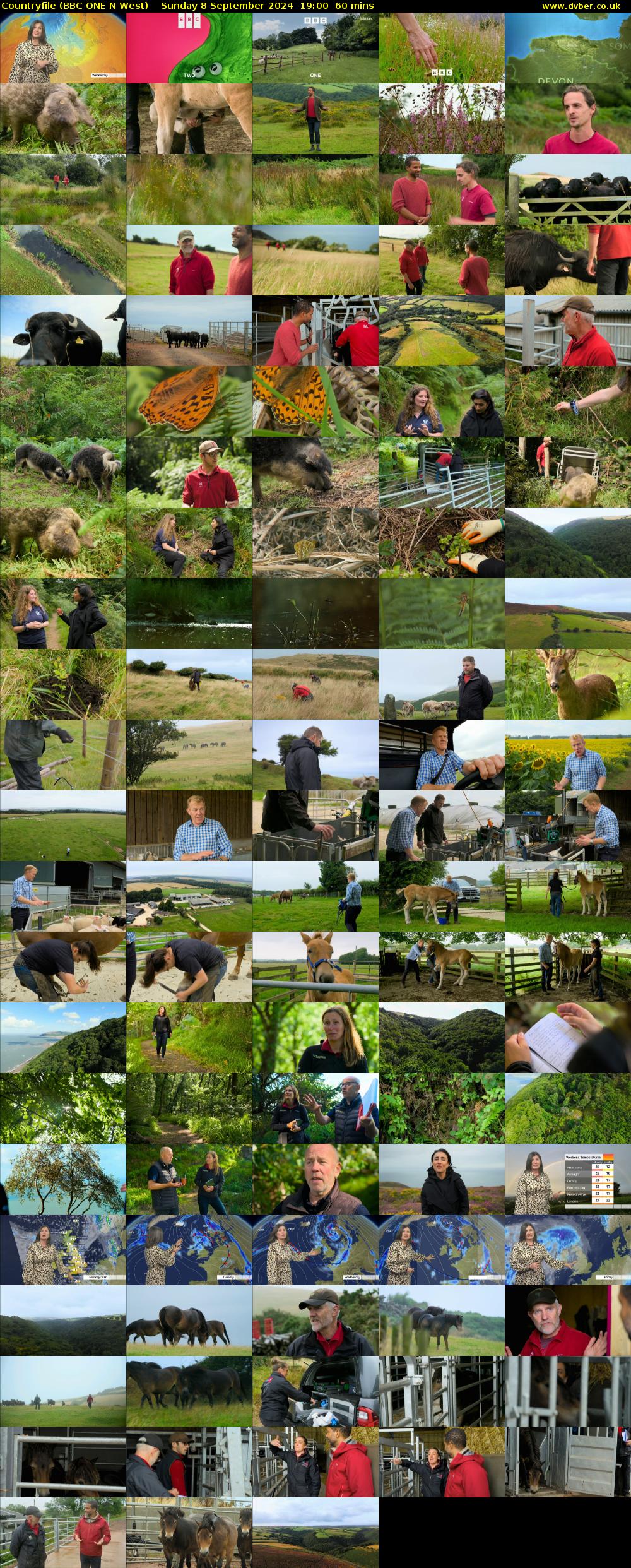 Countryfile (BBC ONE N West) Sunday 8 September 2024 19:00 - 20:00