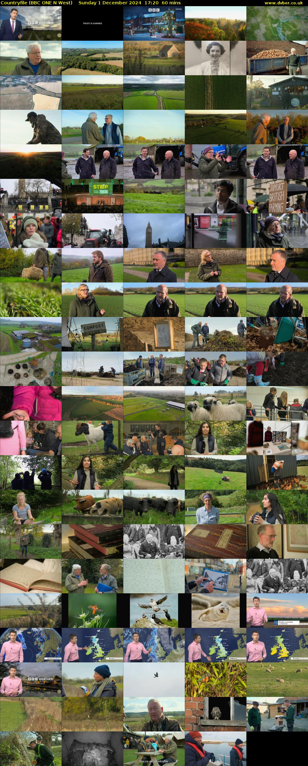 Countryfile (BBC ONE N West) Sunday 1 December 2024 17:20 - 18:20