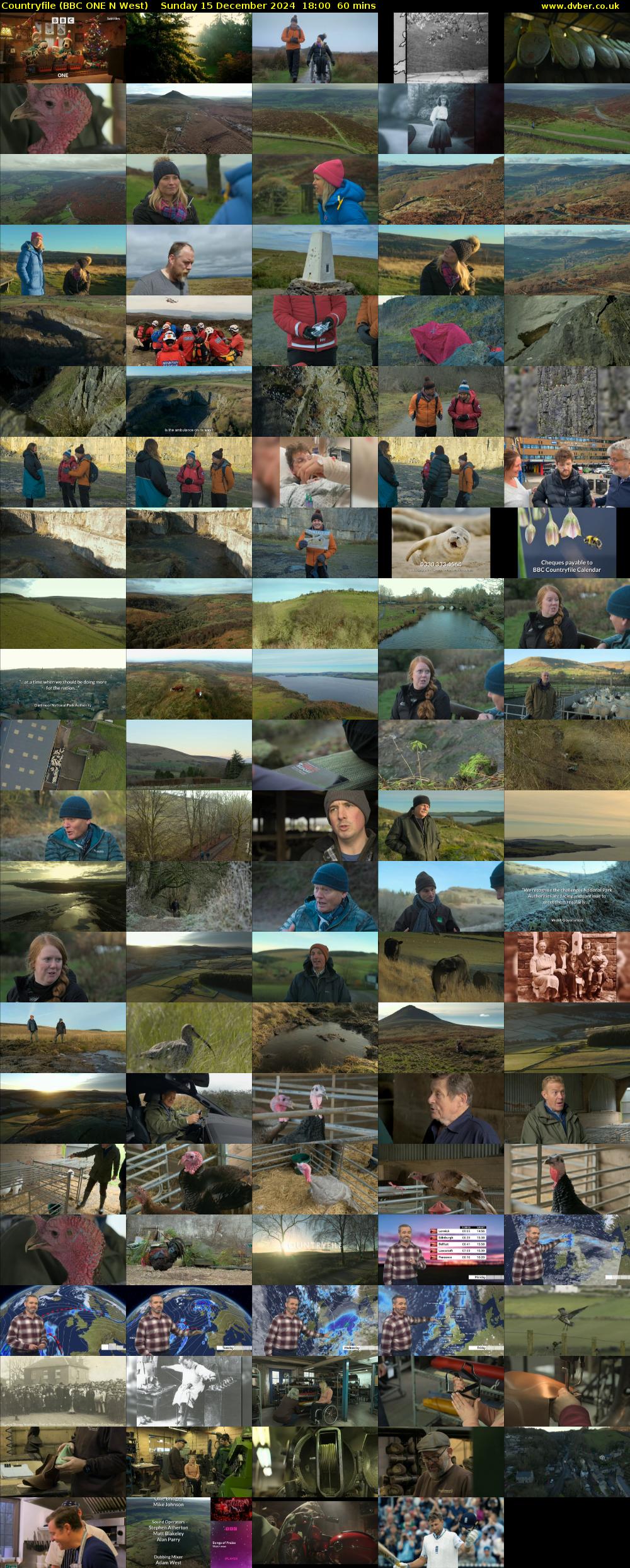 Countryfile (BBC ONE N West) Sunday 15 December 2024 18:00 - 19:00