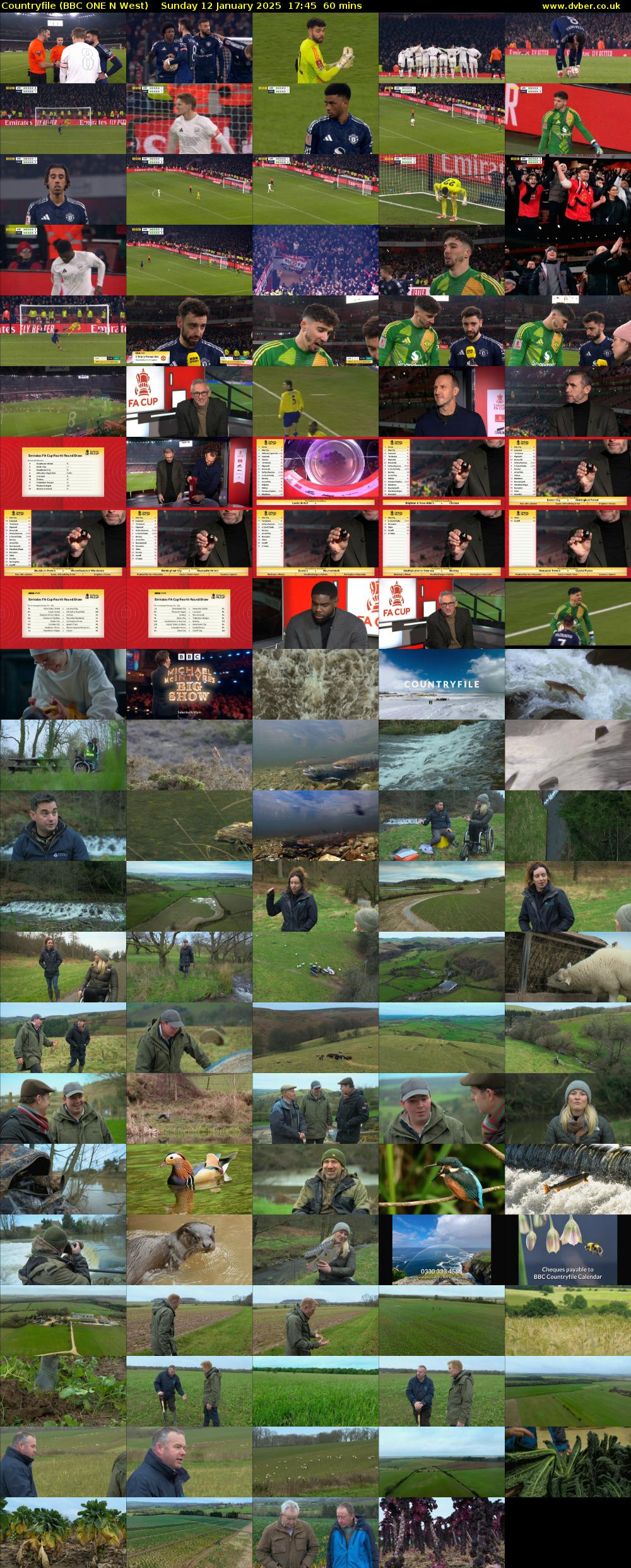 Countryfile (BBC ONE N West) Sunday 12 January 2025 17:45 - 18:45