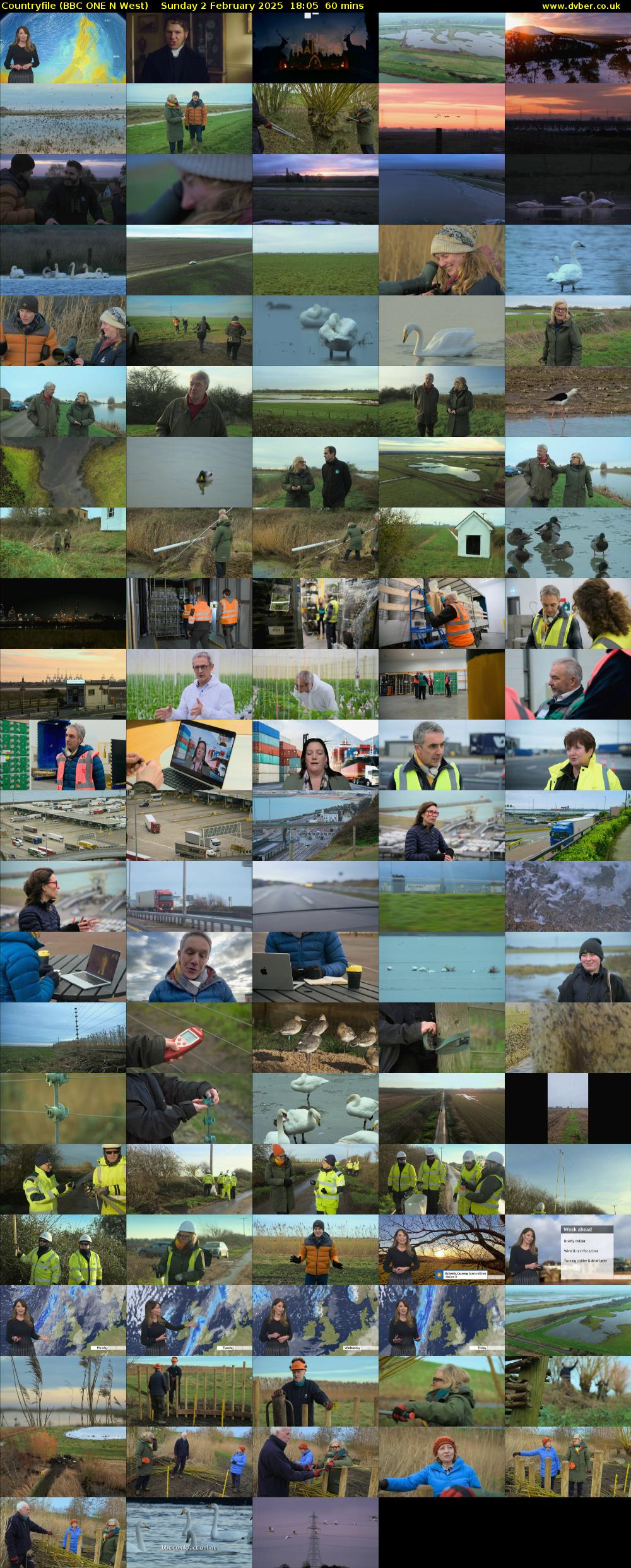 Countryfile (BBC ONE N West) Sunday 2 February 2025 18:05 - 19:05