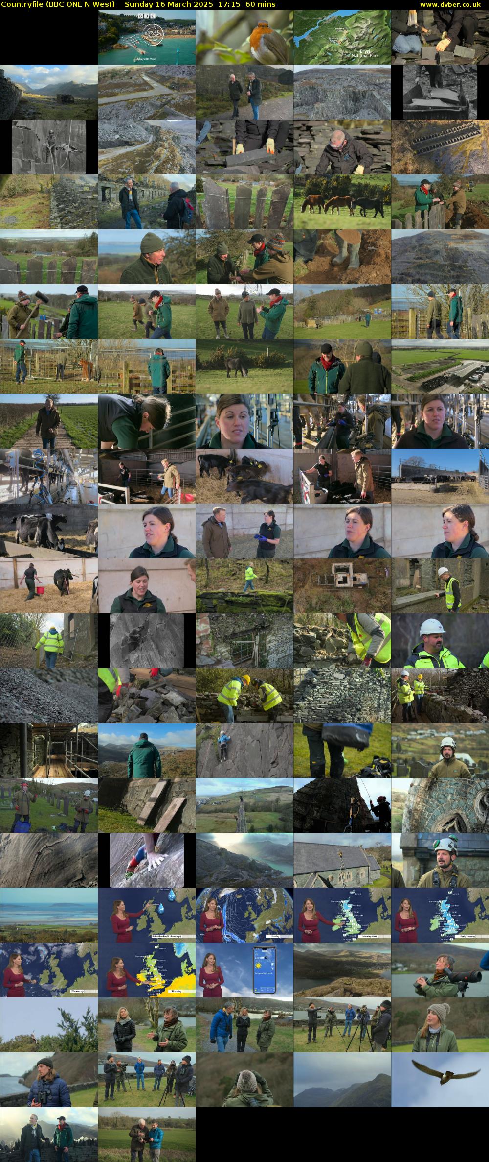 Countryfile (BBC ONE N West) Sunday 16 March 2025 17:15 - 18:15