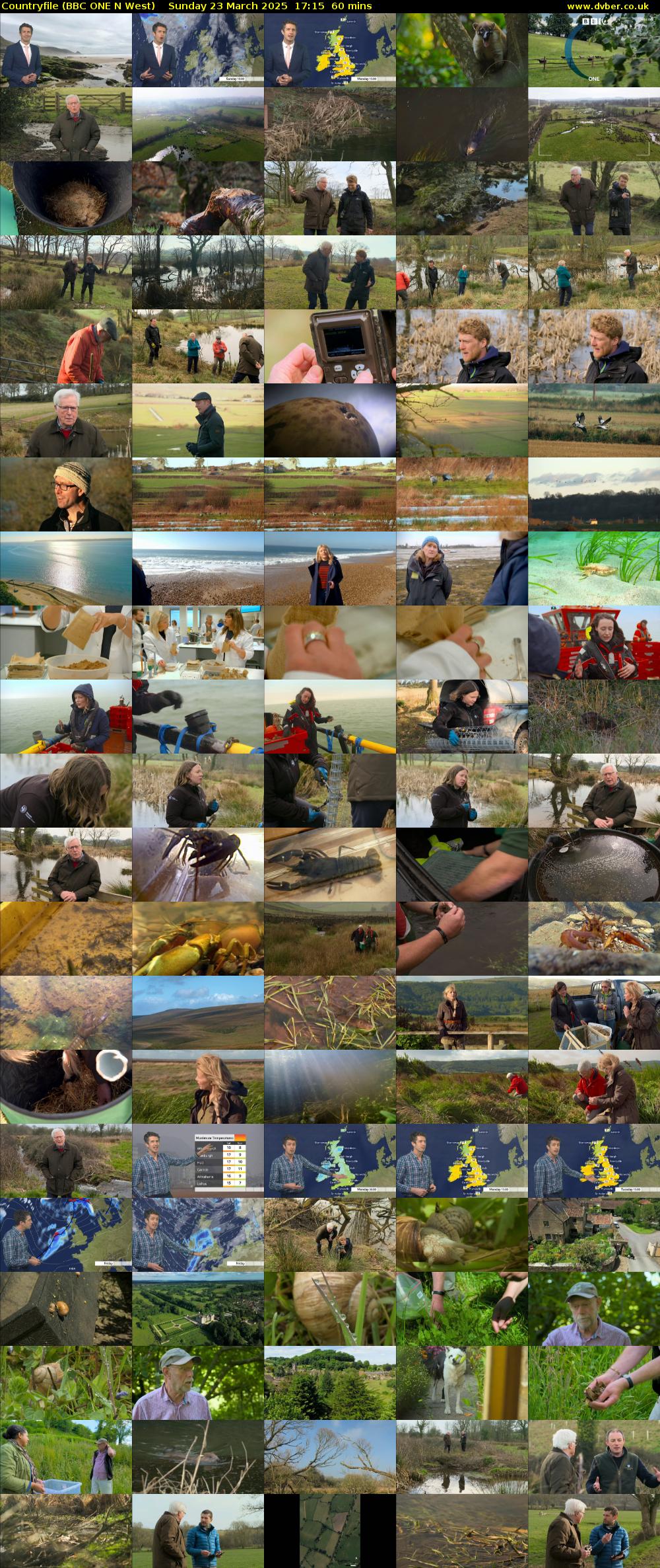 Countryfile (BBC ONE N West) Sunday 23 March 2025 17:15 - 18:15