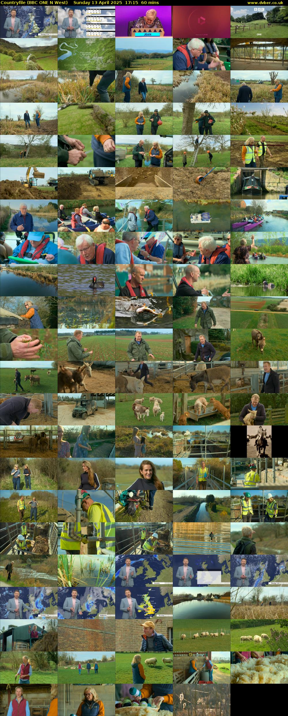 Countryfile (BBC ONE N West) Sunday 13 April 2025 17:15 - 18:15