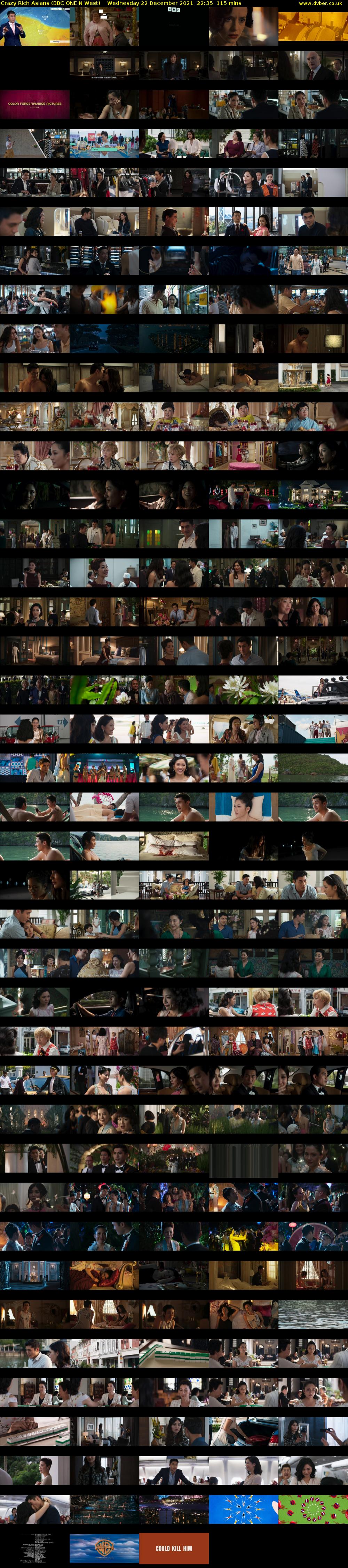 Crazy Rich Asians (BBC ONE N West) Wednesday 22 December 2021 22:35 - 00:30