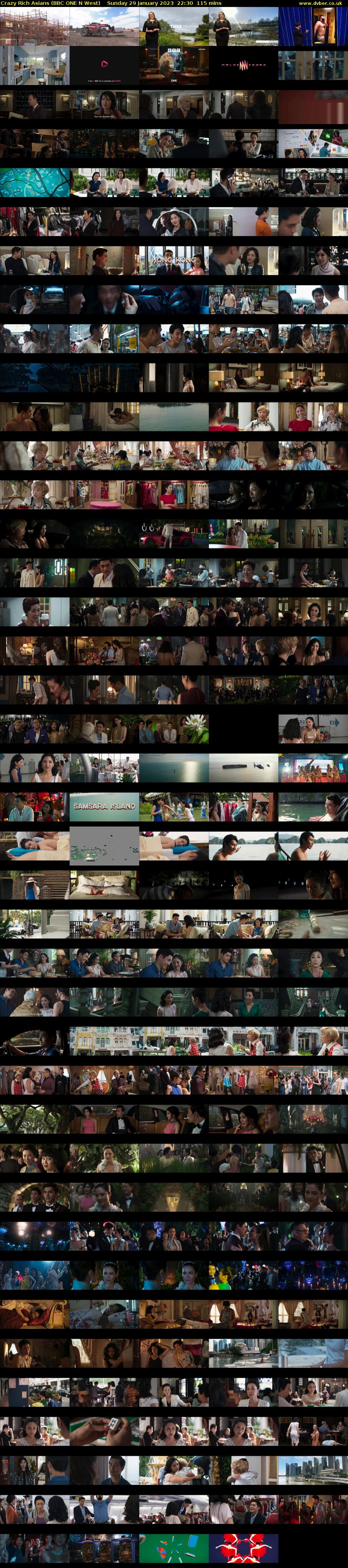 Crazy Rich Asians (BBC ONE N West) Sunday 29 January 2023 22:30 - 00:25