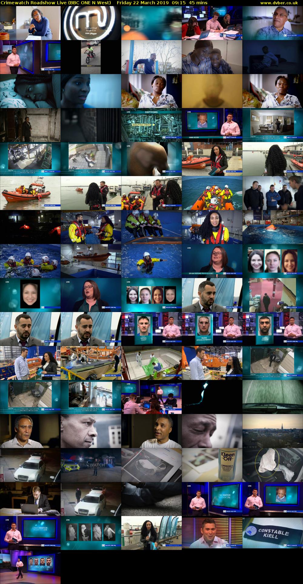 Crimewatch Roadshow Live (BBC ONE N West) Friday 22 March 2019 09:15 - 10:00