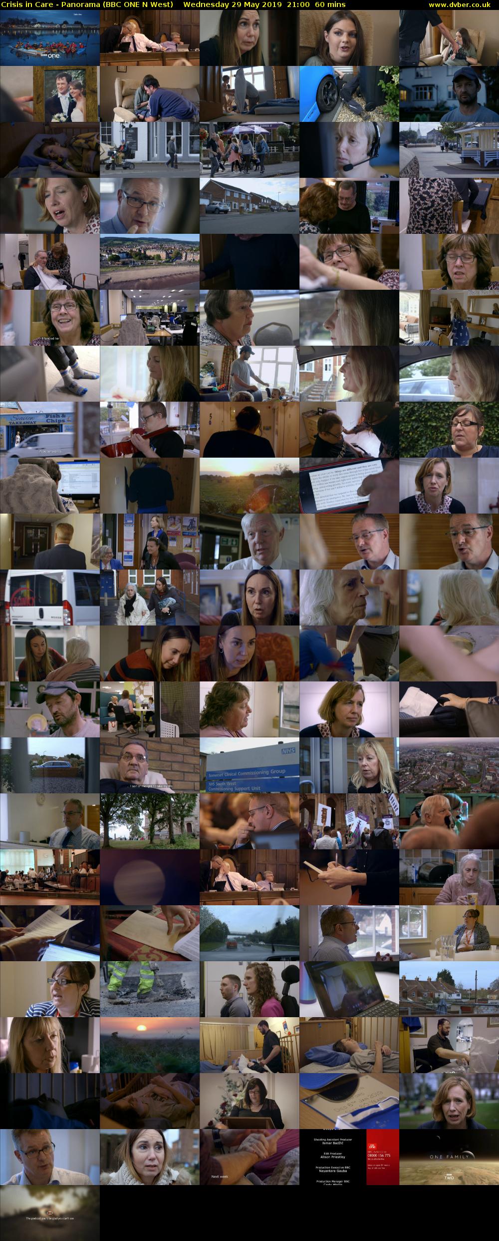 Crisis in Care - Panorama (BBC ONE N West) Wednesday 29 May 2019 21:00 - 22:00
