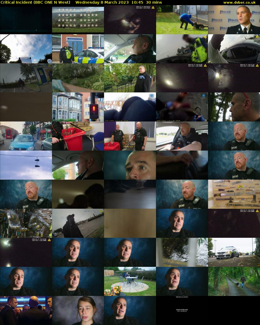 Critical Incident (BBC ONE N West) Wednesday 8 March 2023 10:45 - 11:15