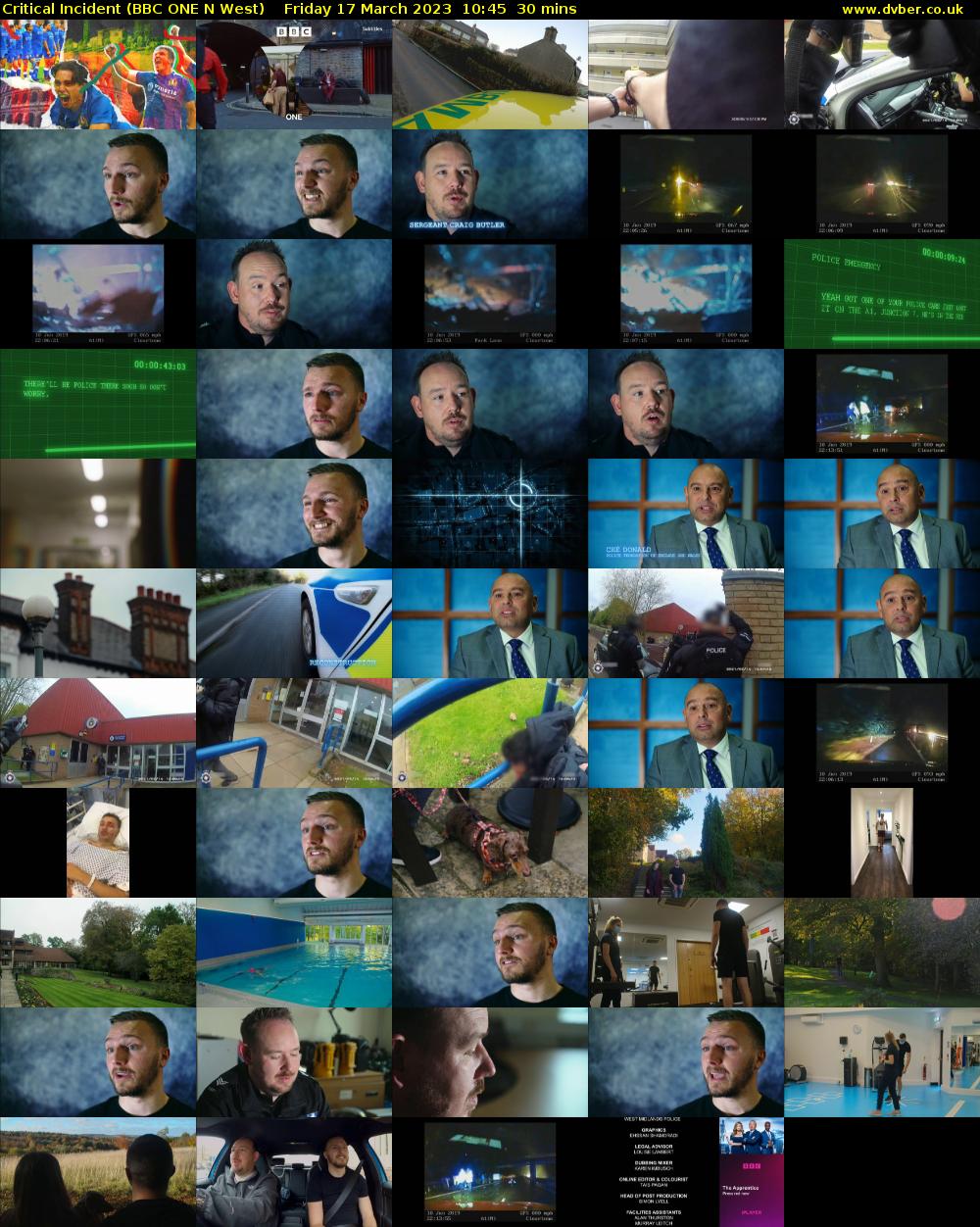 Critical Incident (BBC ONE N West) Friday 17 March 2023 10:45 - 11:15