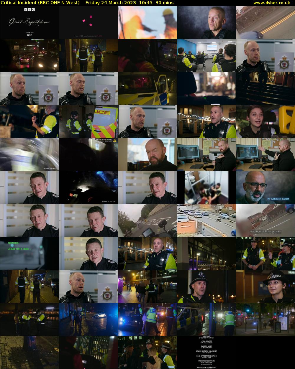 Critical Incident (BBC ONE N West) Friday 24 March 2023 10:45 - 11:15