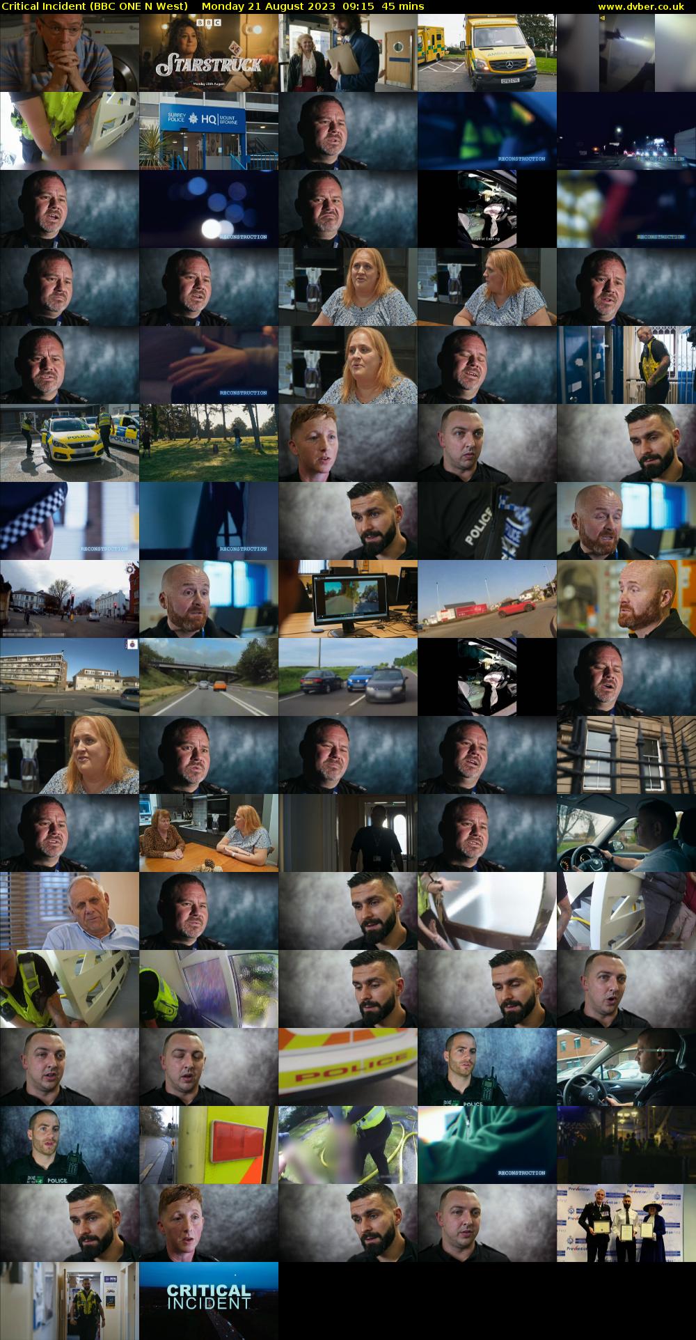 Critical Incident (BBC ONE N West) Monday 21 August 2023 09:15 - 10:00