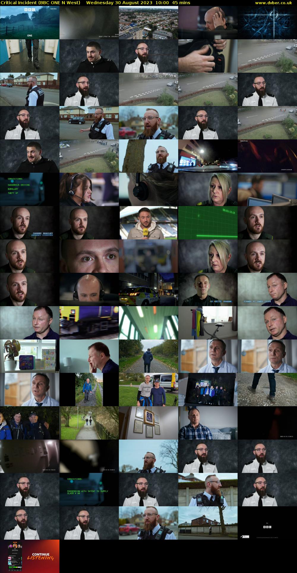 Critical Incident (BBC ONE N West) Wednesday 30 August 2023 10:00 - 10:45