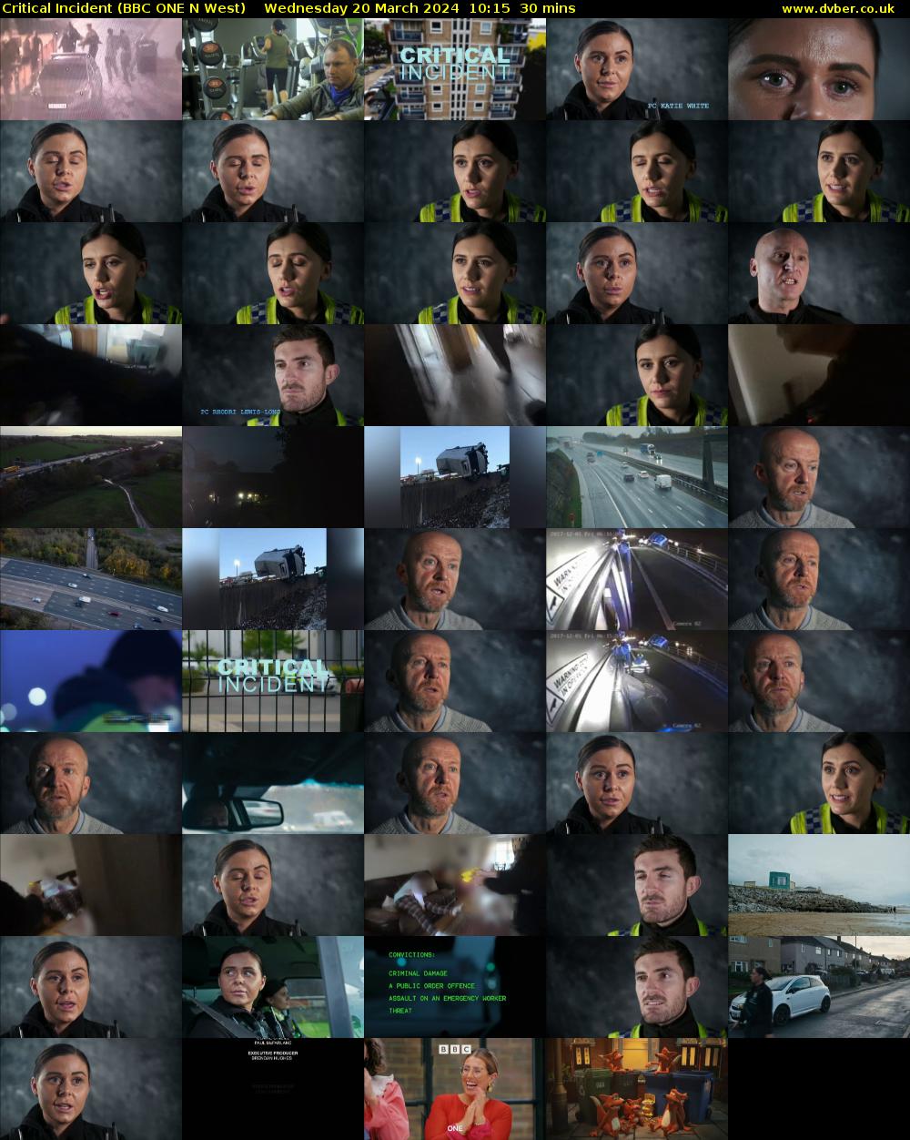 Critical Incident (BBC ONE N West) Wednesday 20 March 2024 10:15 - 10:45