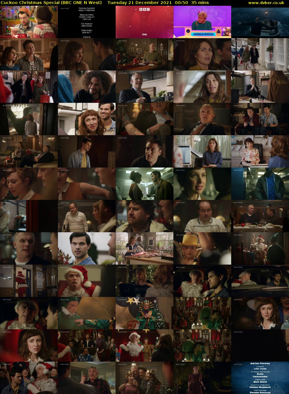 Cuckoo Christmas Special (BBC ONE N West) Tuesday 21 December 2021 00:50 - 01:25