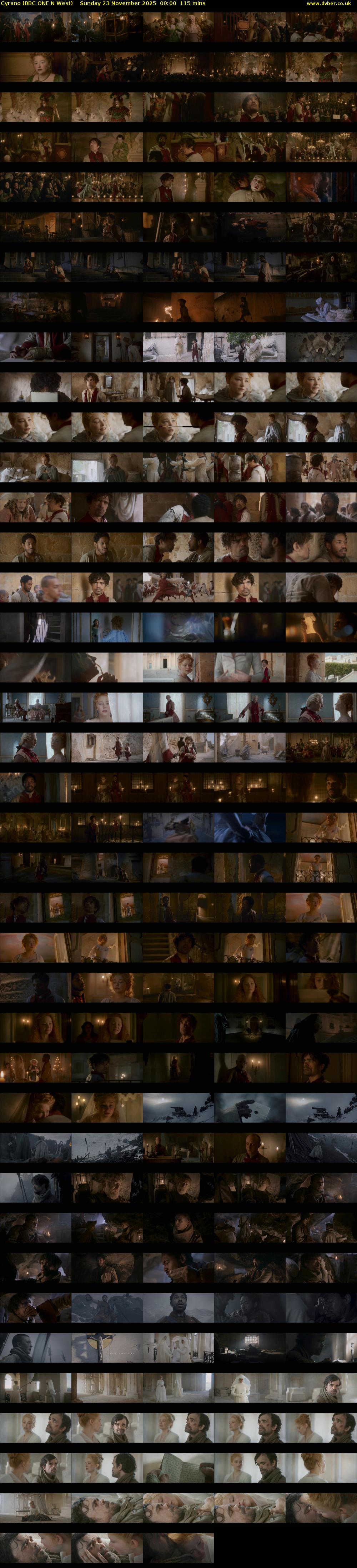 Cyrano (BBC ONE N West) Sunday 23 November 2025 00:00 - 01:55