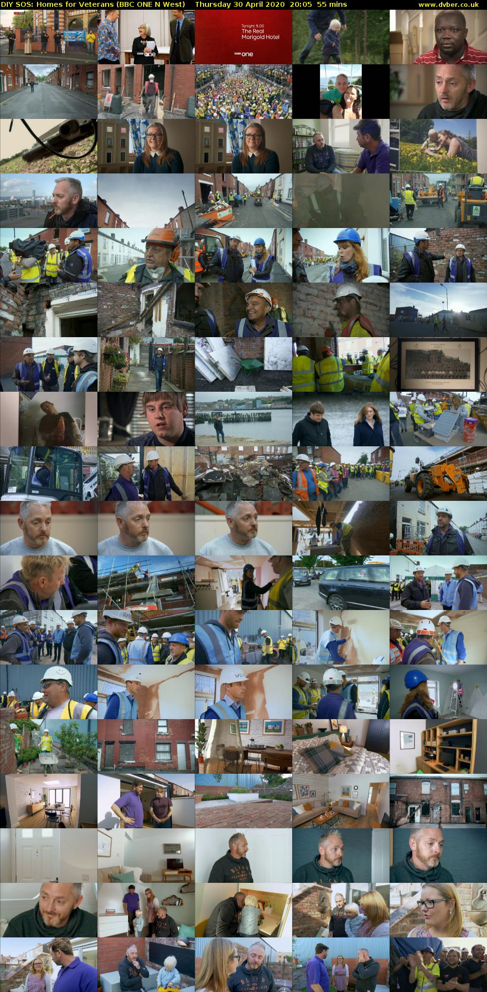 DIY SOS: Homes for Veterans (BBC ONE N West) Thursday 30 April 2020 20:05 - 21:00