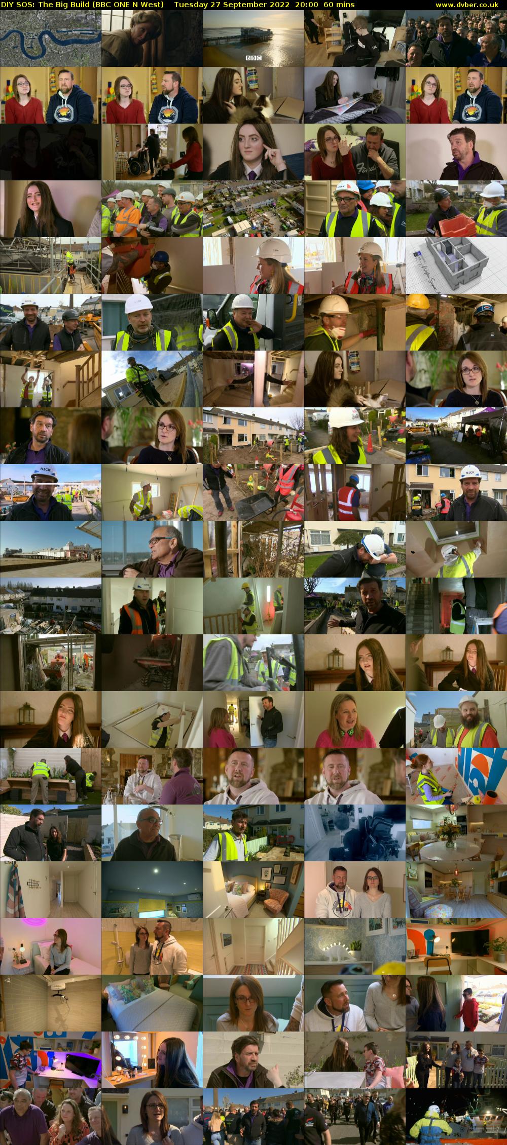 DIY SOS: The Big Build (BBC ONE N West) Tuesday 27 September 2022 20:00 - 21:00