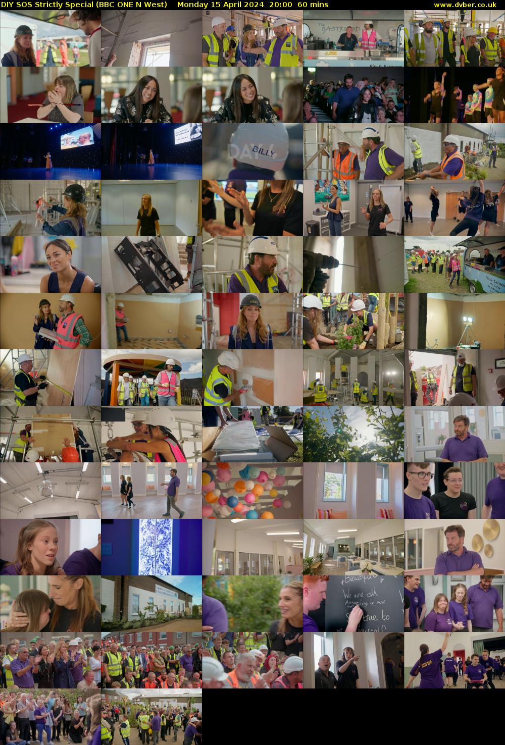 DIY SOS Strictly Special (BBC ONE N West) Monday 15 April 2024 20:00 - 21:00