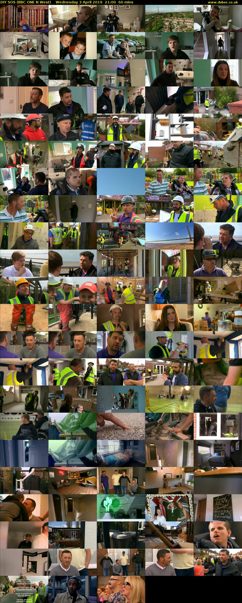 DIY SOS (BBC ONE N West) Wednesday 3 April 2019 21:00 - 22:00