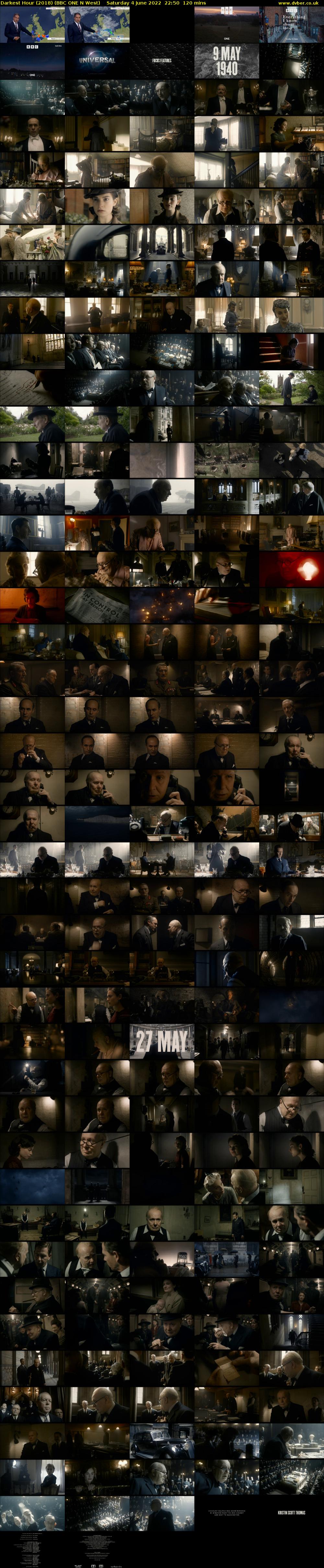 Darkest Hour (2018) (BBC ONE N West) Saturday 4 June 2022 22:50 - 00:50