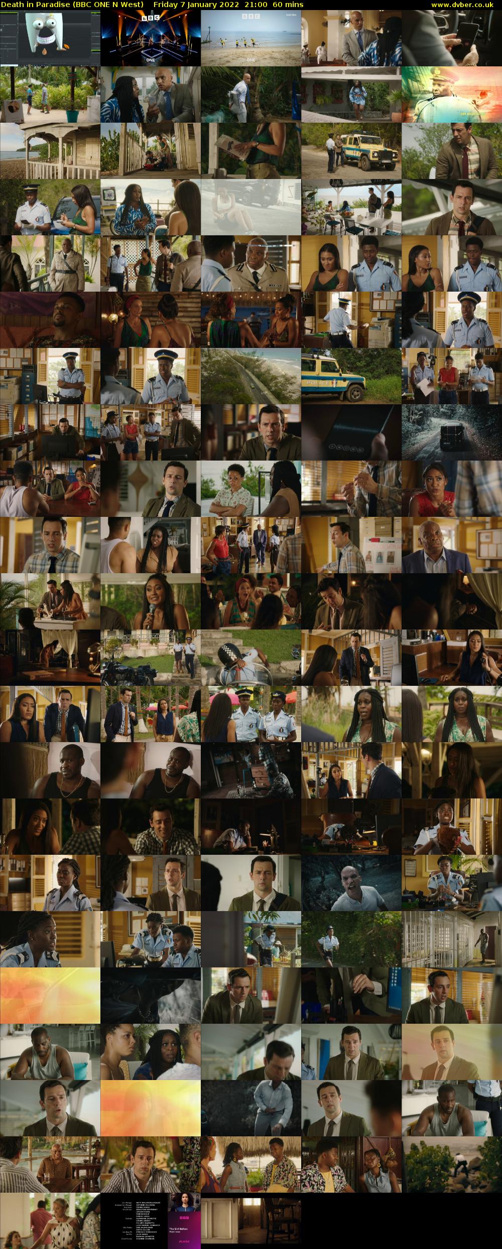 Death in Paradise (BBC ONE N West) Friday 7 January 2022 21:00 - 22:00