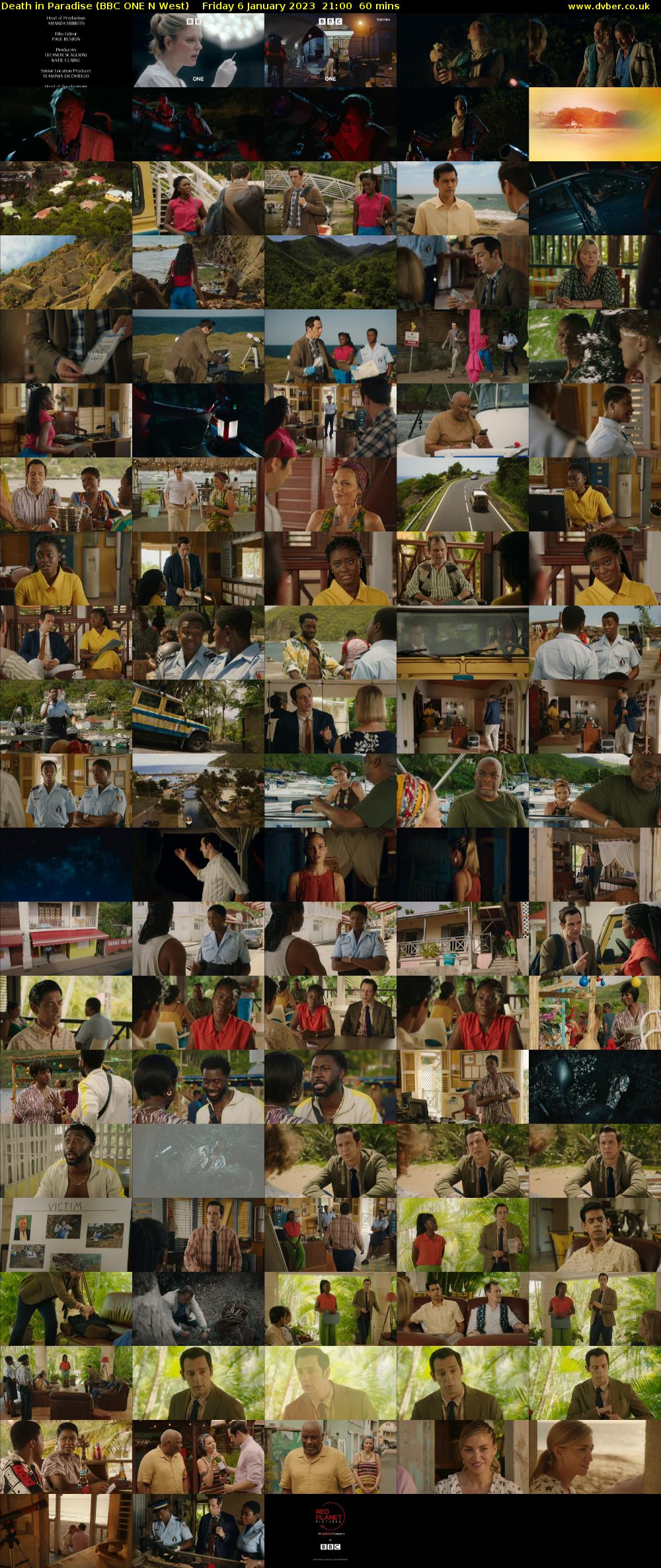 Death in Paradise (BBC ONE N West) Friday 6 January 2023 21:00 - 22:00