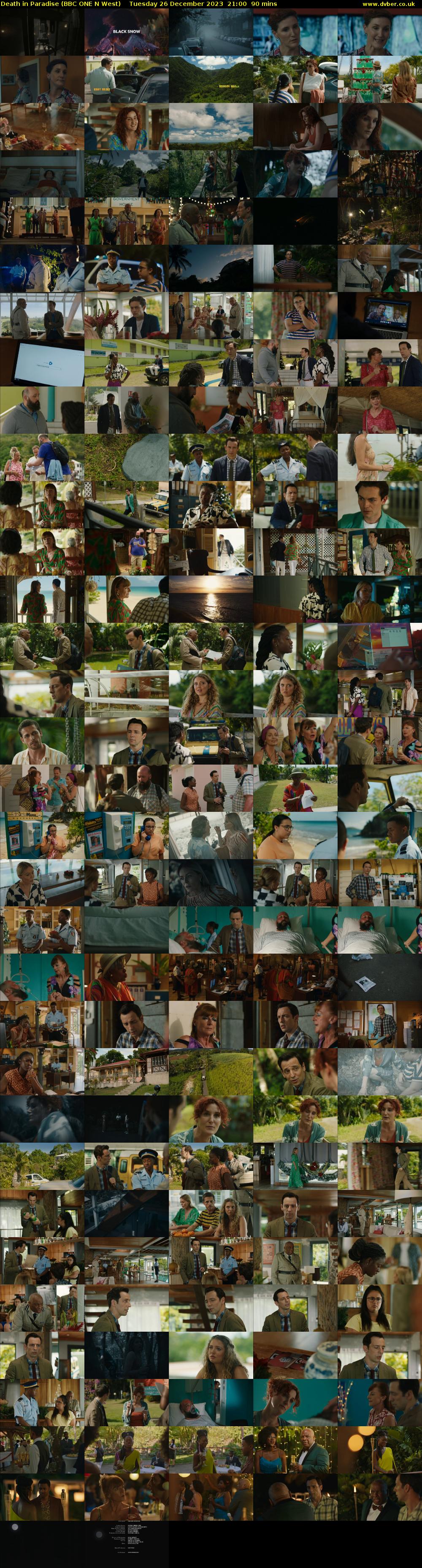 Death in Paradise (BBC ONE N West) Tuesday 26 December 2023 21:00 - 22:30