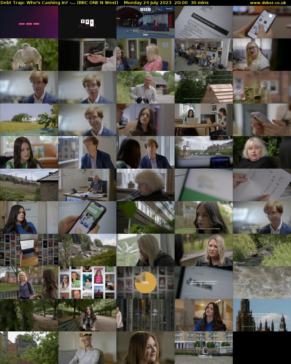 Debt Trap: Who's Cashing In? -... (BBC ONE N West) Monday 24 July 2023 20:00 - 20:30