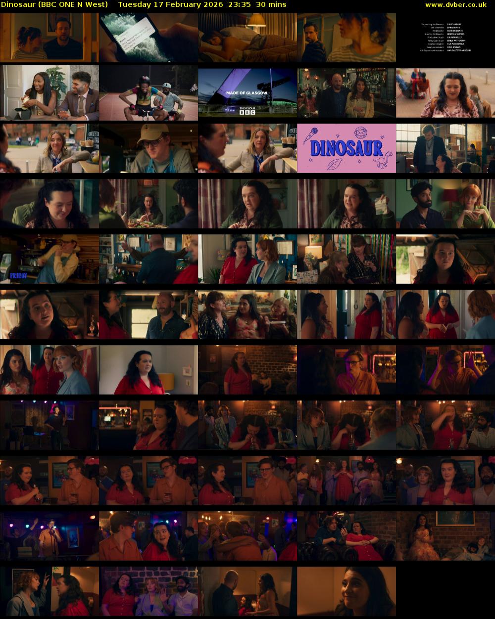 Dinosaur (BBC ONE N West) Tuesday 17 February 2026 23:35 - 00:05