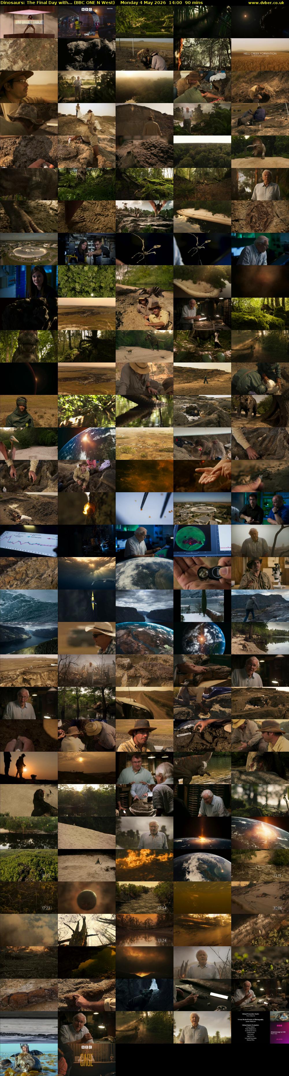 Dinosaurs: The Final Day with... (BBC ONE N West) Monday 4 May 2026 14:00 - 15:30