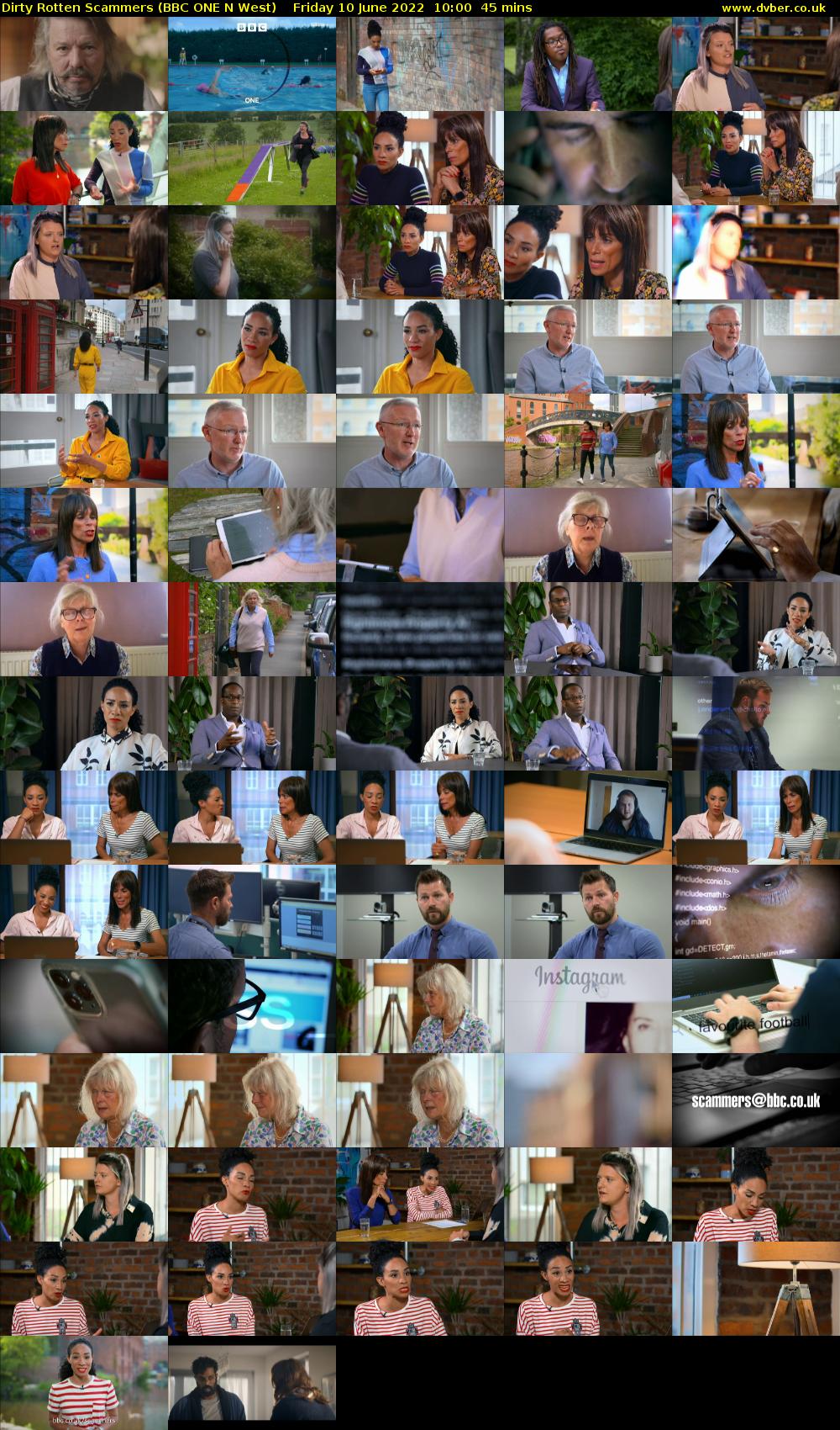 Dirty Rotten Scammers (BBC ONE N West) Friday 10 June 2022 10:00 - 10:45