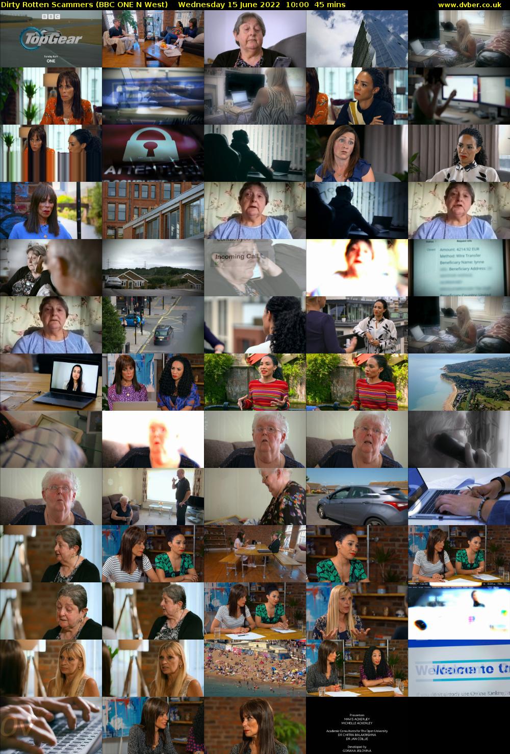 Dirty Rotten Scammers (BBC ONE N West) Wednesday 15 June 2022 10:00 - 10:45