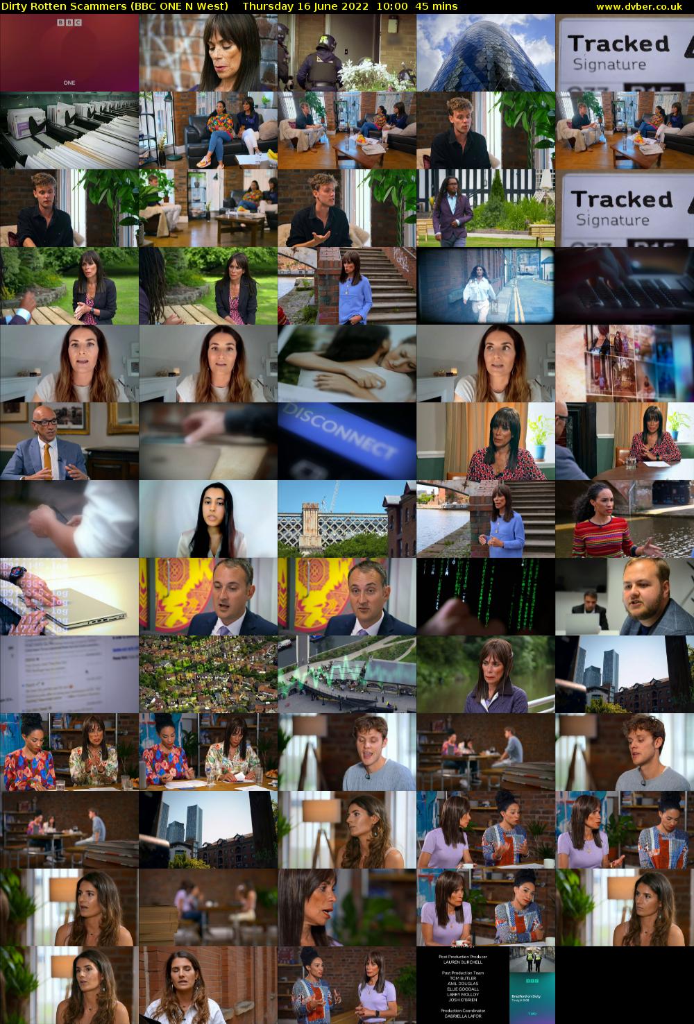Dirty Rotten Scammers (BBC ONE N West) Thursday 16 June 2022 10:00 - 10:45