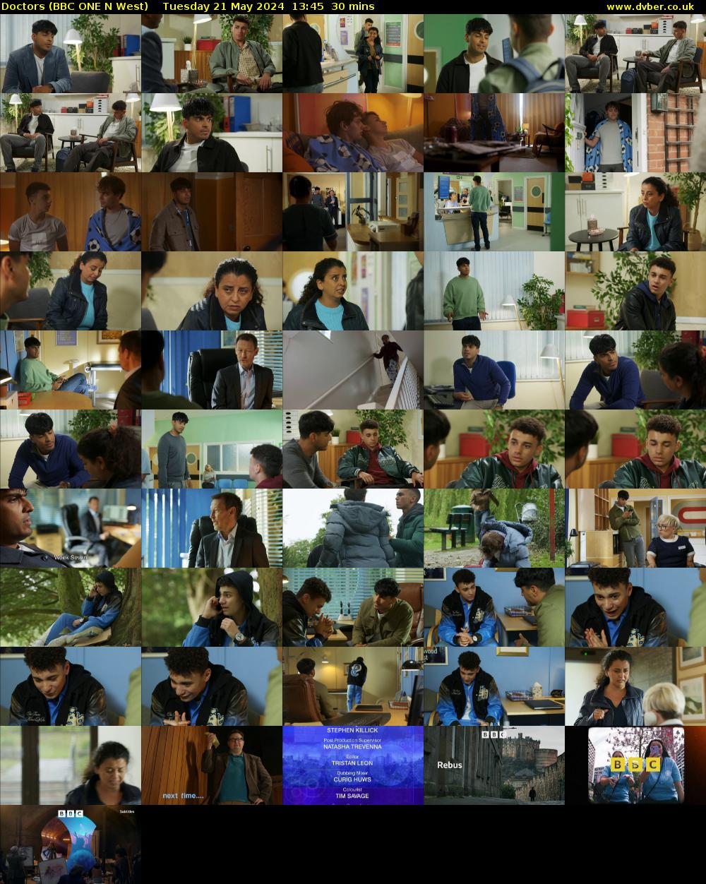 Doctors (BBC ONE N West) Tuesday 21 May 2024 13:45 - 14:15