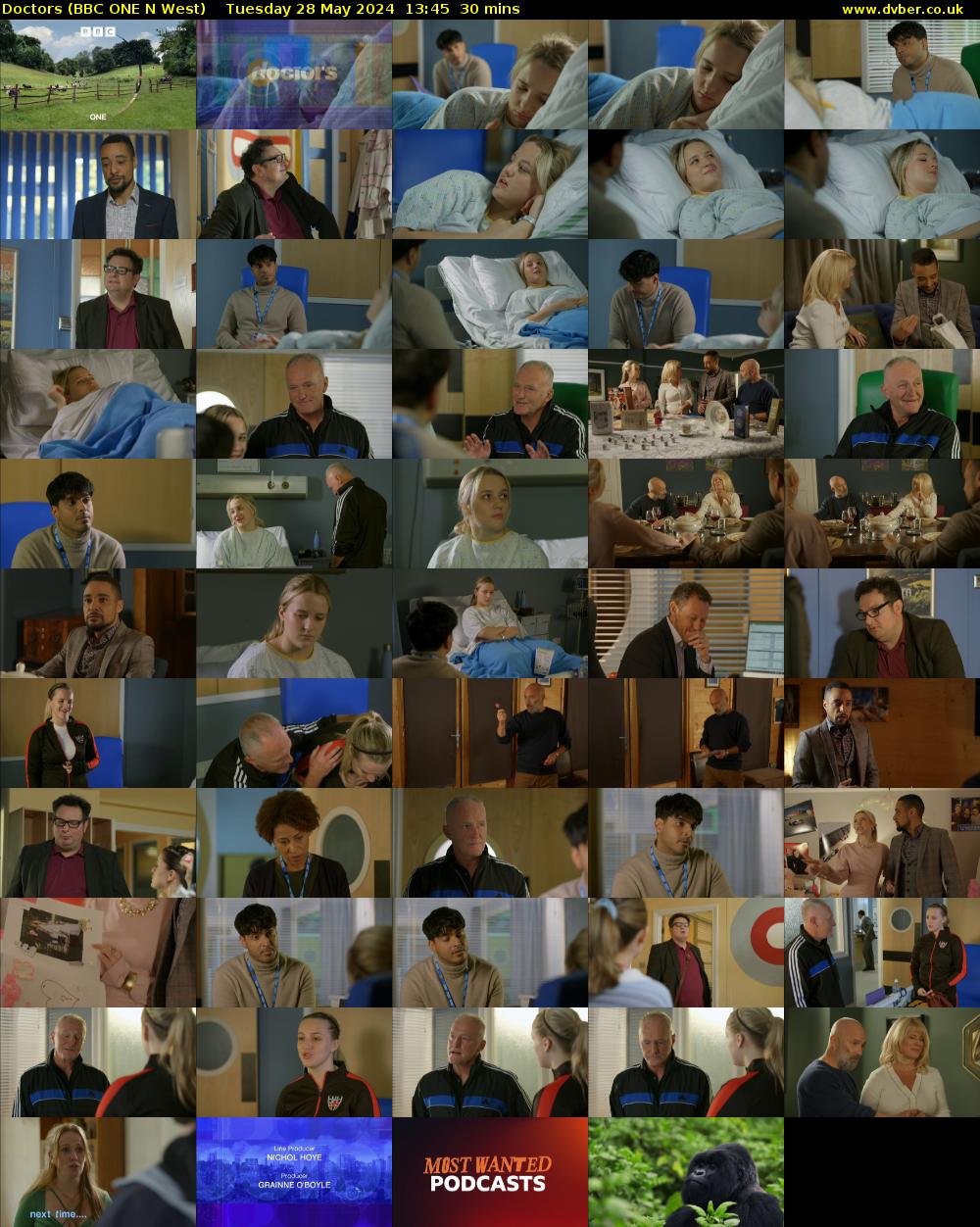 Doctors (BBC ONE N West) Tuesday 28 May 2021 13:45 - 14:15