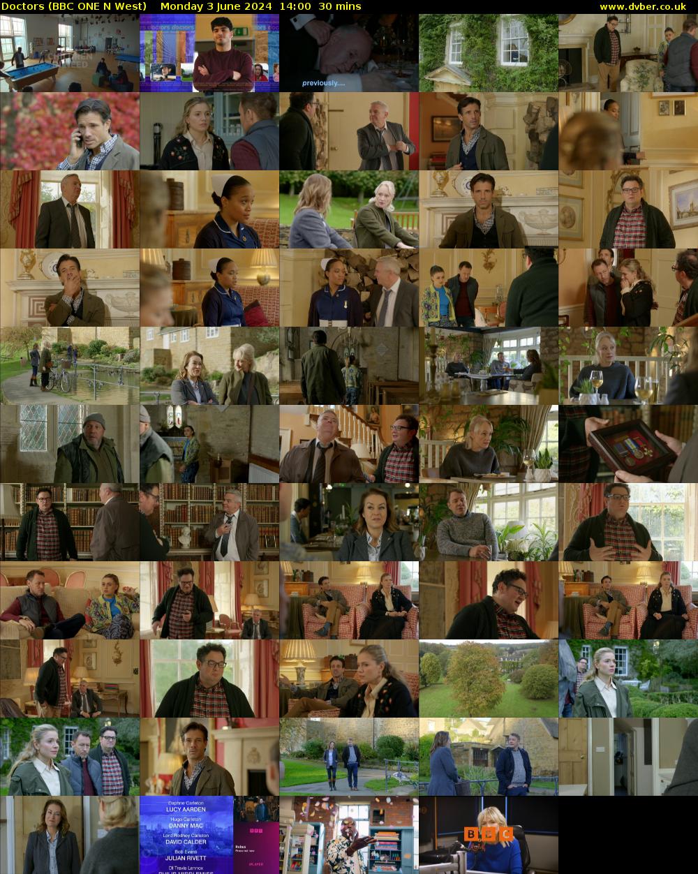 Doctors (BBC ONE N West) Monday 3 June 2024 14:00 - 14:30