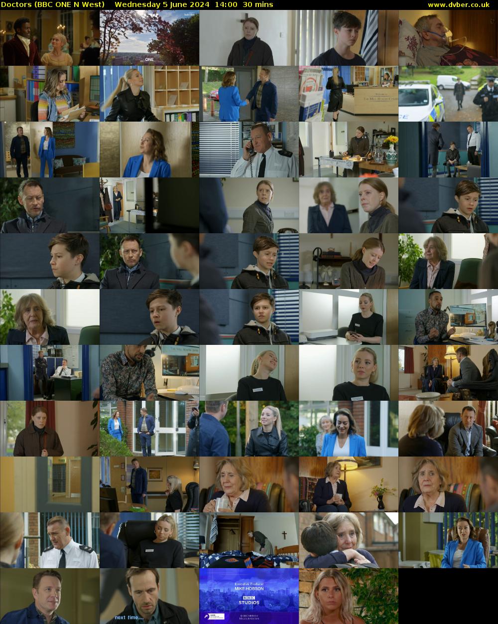 Doctors (BBC ONE N West) Wednesday 5 June 2024 14:00 - 14:30