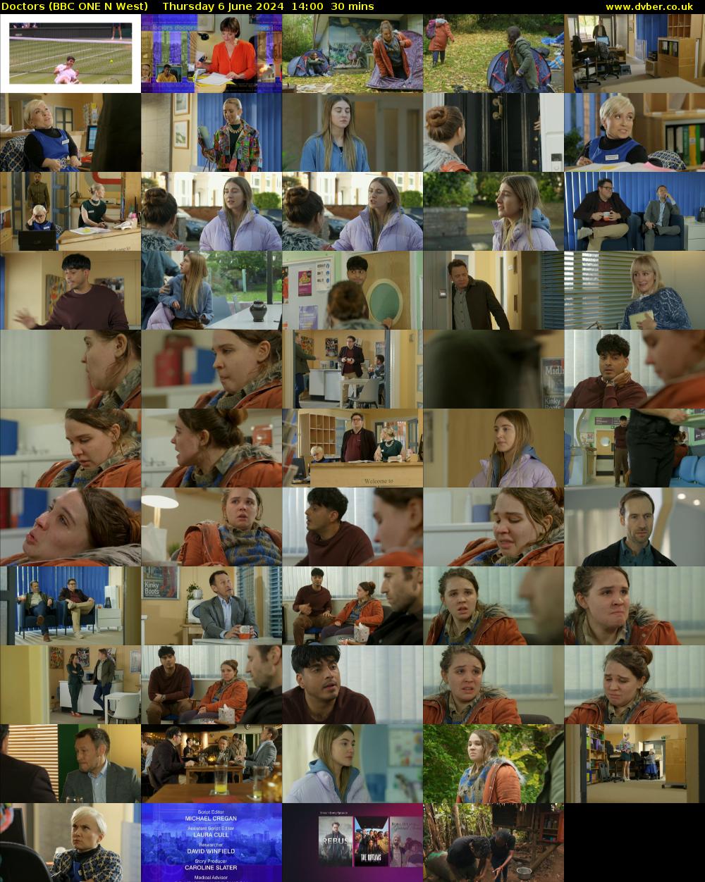 Doctors (BBC ONE N West) Thursday 6 June 2024 14:00 - 14:30