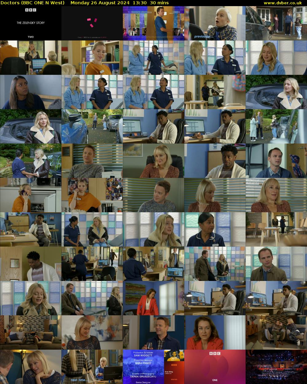 Doctors (BBC ONE N West) Monday 26 August 2024 13:30 - 14:00