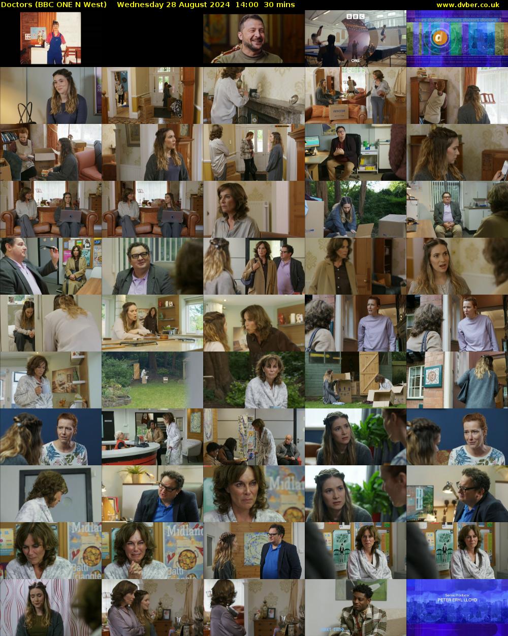 Doctors (BBC ONE N West) Wednesday 28 August 2024 14:00 - 14:30