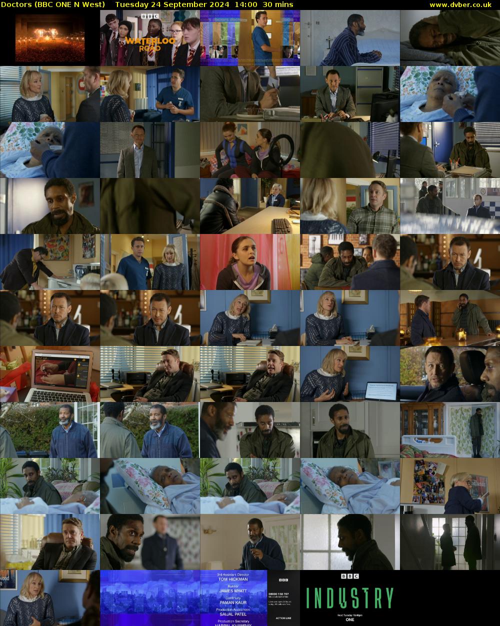 Doctors (BBC ONE N West) Tuesday 24 September 2024 14:00 - 14:30