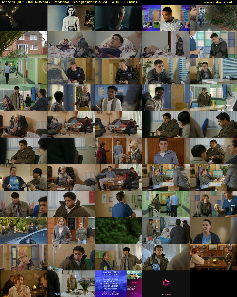 Doctors (BBC ONE N West) Monday 30 September 2024 14:00 - 14:30