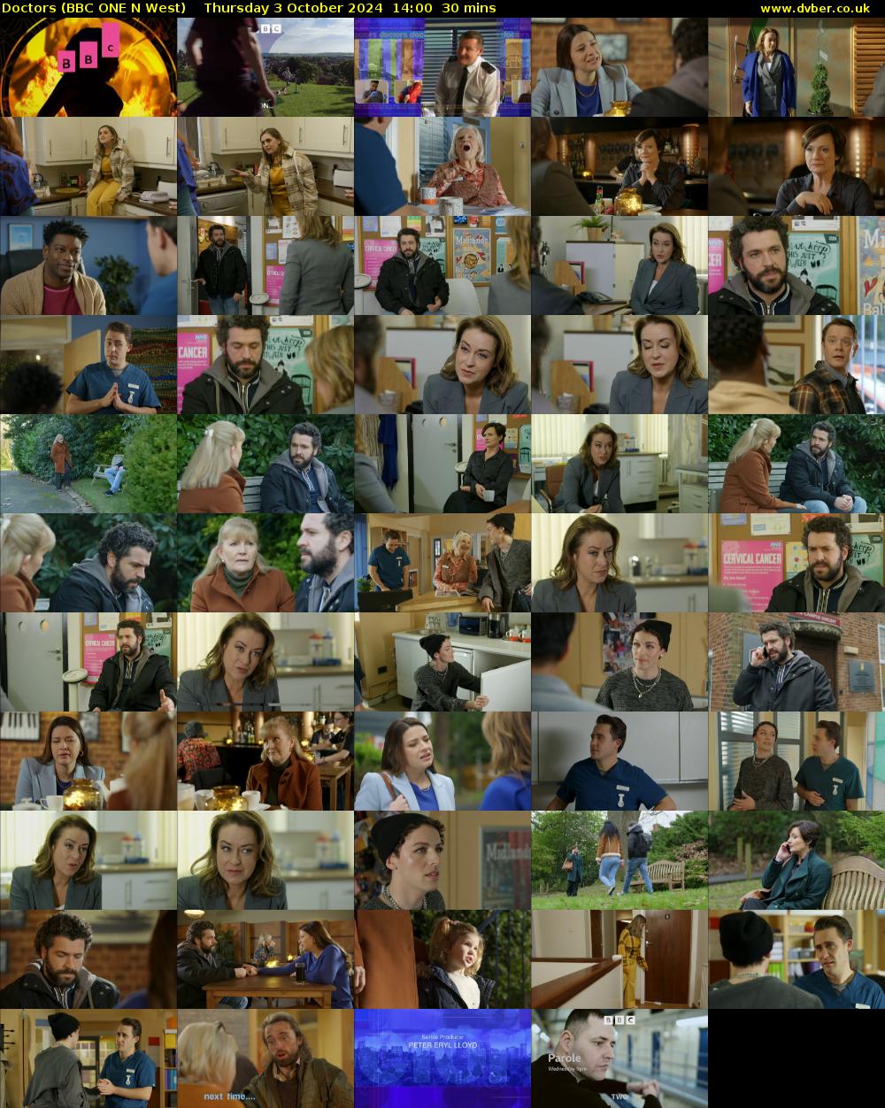 Doctors (BBC ONE N West) Thursday 3 October 2024 14:00 - 14:30