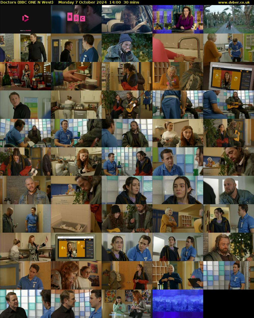 Doctors (BBC ONE N West) Monday 7 October 2024 14:00 - 14:30