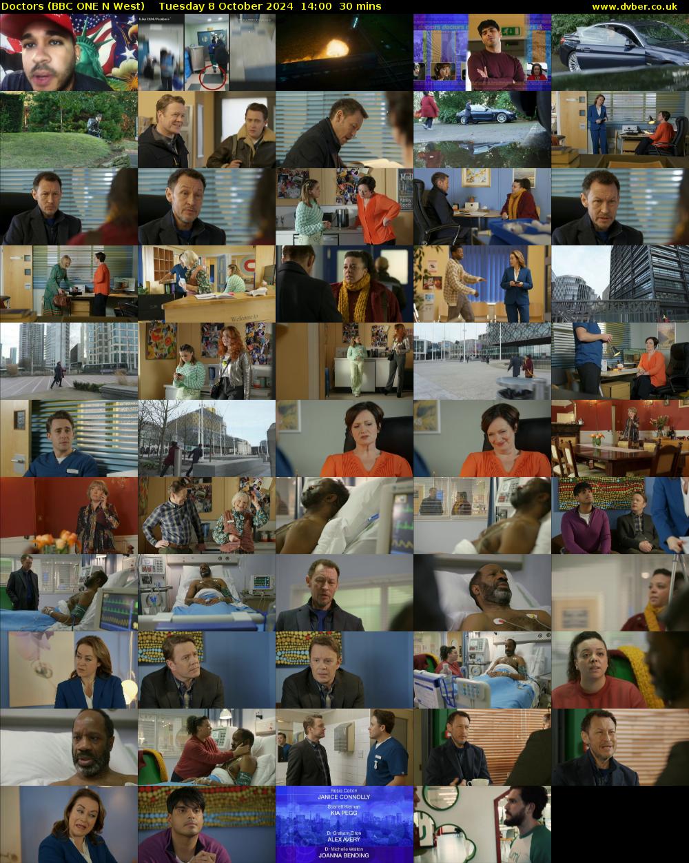 Doctors (BBC ONE N West) Tuesday 8 October 2024 14:00 - 14:30