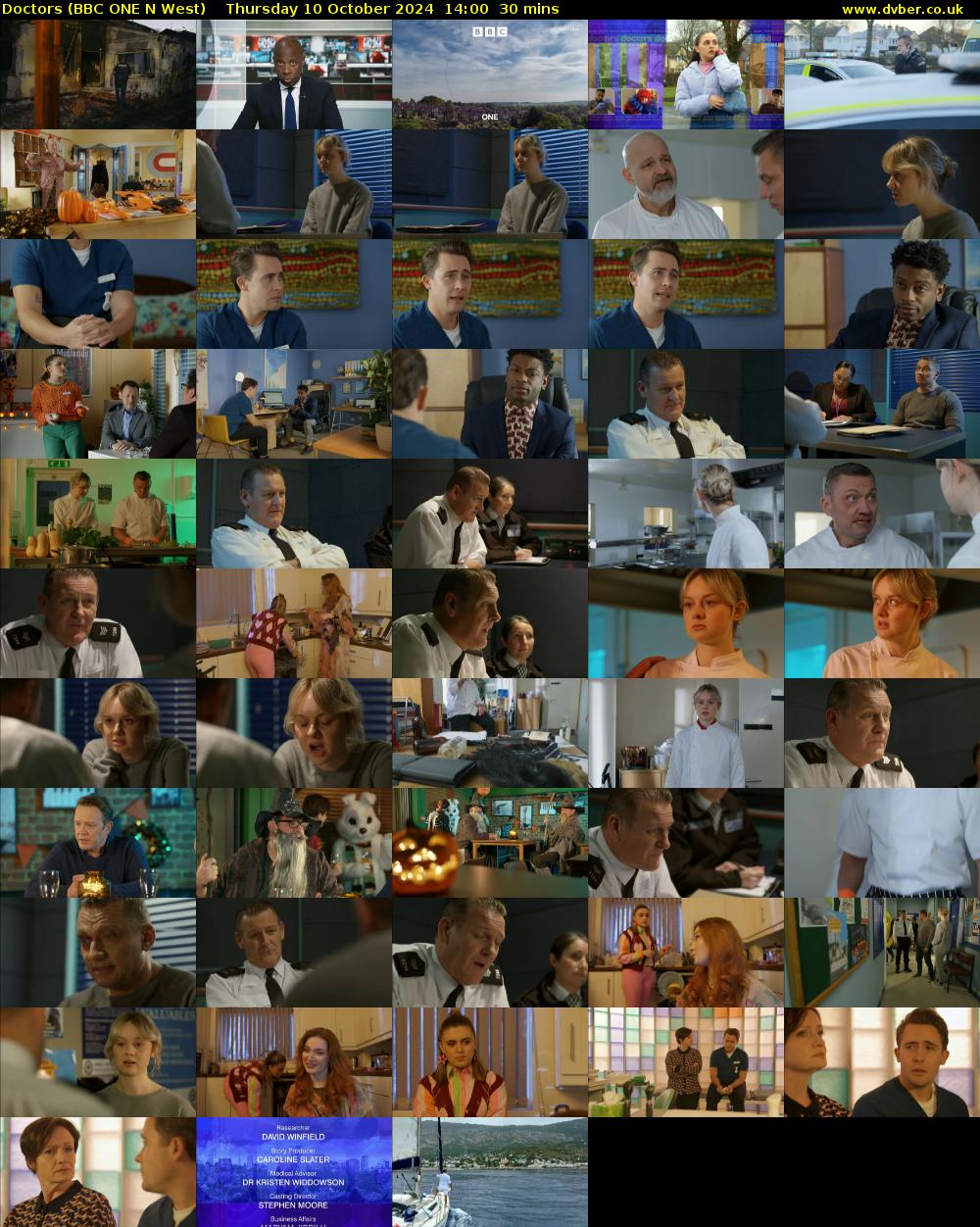 Doctors (BBC ONE N West) Thursday 10 October 2024 14:00 - 14:30