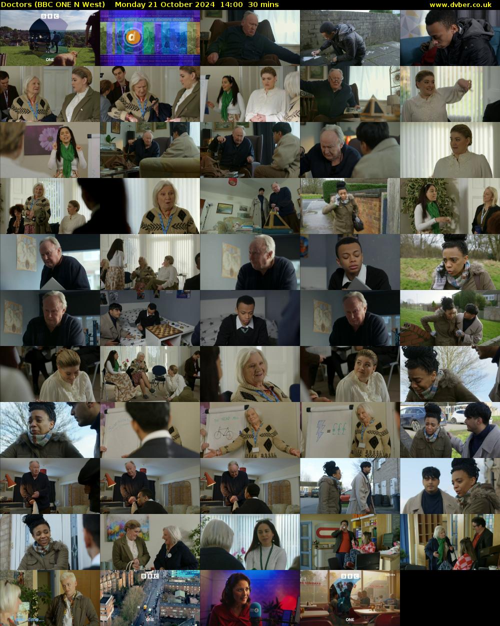 Doctors (BBC ONE N West) Monday 21 October 2024 14:00 - 14:30