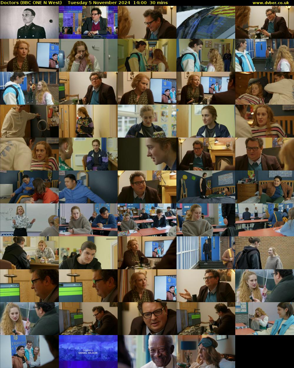 Doctors (BBC ONE N West) Tuesday 5 November 2024 14:00 - 14:30