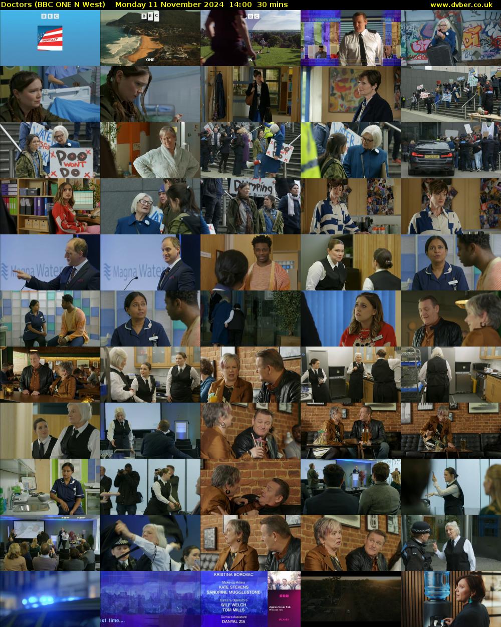 Doctors (BBC ONE N West) Monday 11 November 2024 14:00 - 14:30